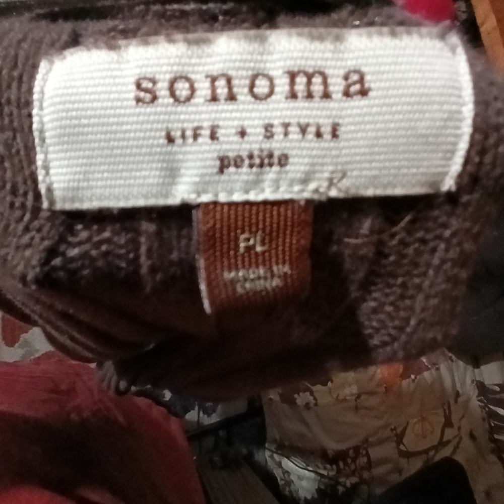 Rich Brown Ribbed Open-Front Cardigan - Picture 7 of 7